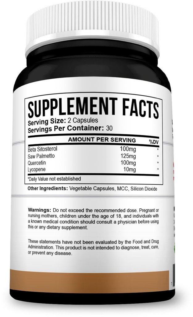 Prostate Supplement supplement facts