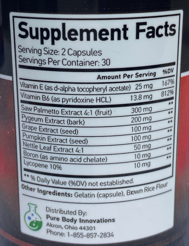 Gorilla Flow supplement facts