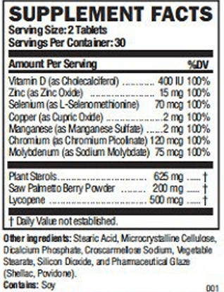 ProstaGuard supplement facts