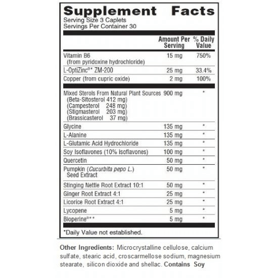 Prosterol supplement facts Prosterol supplement facts
