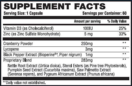 Prosvent Ultra Blend supplement facts Prosvent Ultra Blend supplement facts