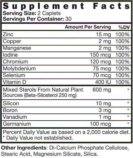 Super Beta Prostate supplement facts Super Beta Prostate supplement facts