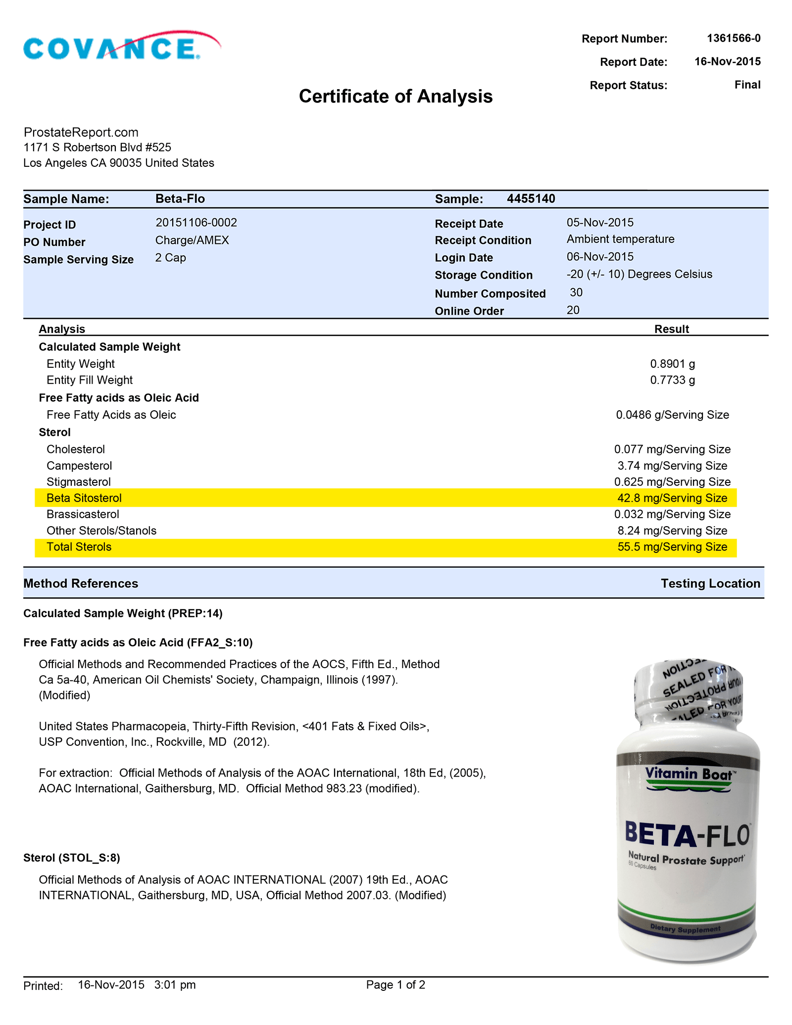 Beta-Flo lab report 