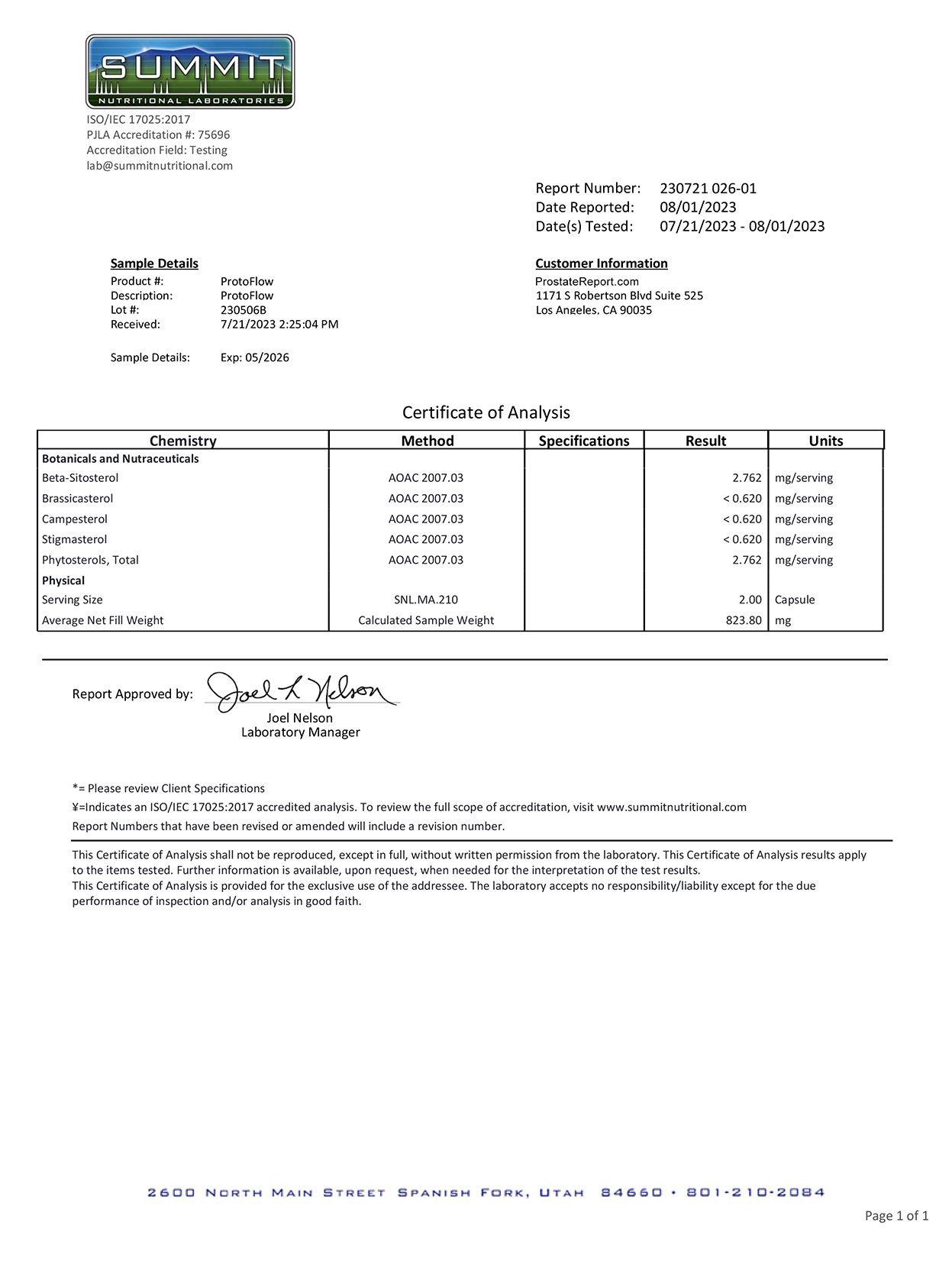 ProtoFlow lab report 