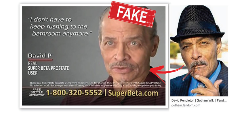 fake actor David P.